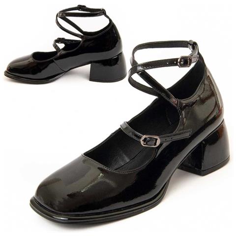 Scarpa Con Tacco Corela2 Nera Nero Materiale Sintetico E Tessile - Foto 1