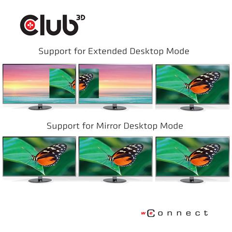 USB TYPE C 3.2 GEN1 MULTISTREAM TRANSPORT MST HUB DISPLAY PORT 1.4 TRIPLE MONITOR DisplayPort male Displayport female Nero - Foto 8