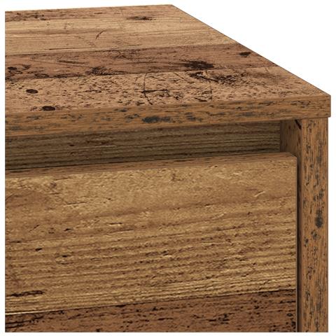 Comodino con luci LED Legno Vecchio 39x34.5x50 cm - Foto 9
