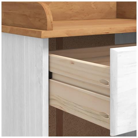 "Armadio da Vino ""ASKIM"" con 12 Portabottiglie in Legno Massello di Pino Bianco" - Foto 9