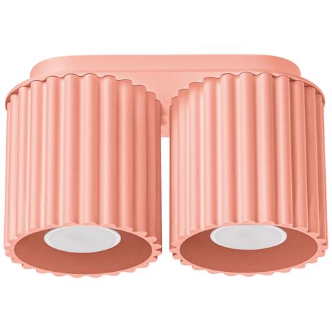 Lampada Da Soffitto Aura 2 Pesca Gu10 Sl. 1825 - Minimalist Lampada A Soffitto Pesca 12x21x10 Cm - Foto 1