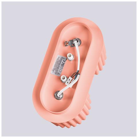 Lampada Da Soffitto Aura 2 Pesca Gu10 Sl. 1825 - Minimalist Lampada A Soffitto Pesca 12x21x10 Cm - Foto 8