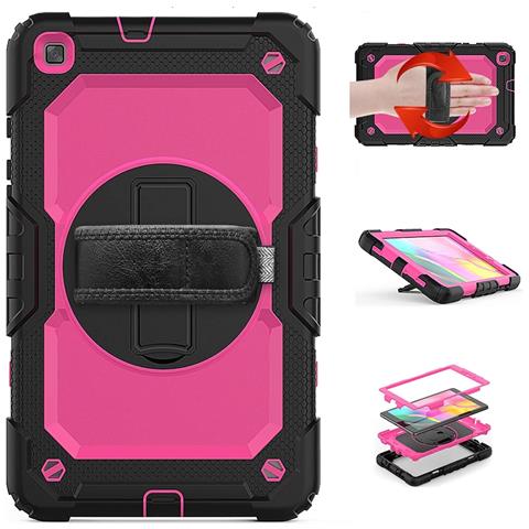 Custodia Per Ipad 9/8/7 10.2"" Con Supporto E Tracolla Rosa - Foto 2