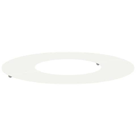 Anello piatto per albero Bianco Ø30 / 60 cm Acciaio - Foto 1