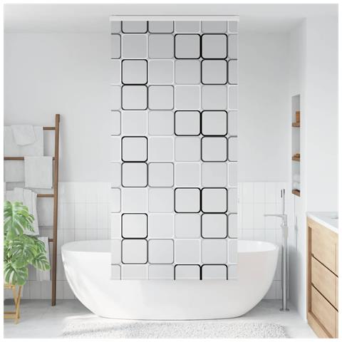 Tenda a Rullo Doccia con Cassonetto 100x240cm Larghezza Tessuto - Foto 2