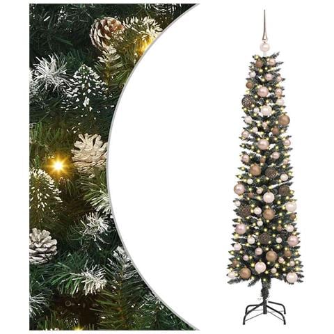 Albero di Natale artificiale con 300 LED Verde 180 cm - Foto 1