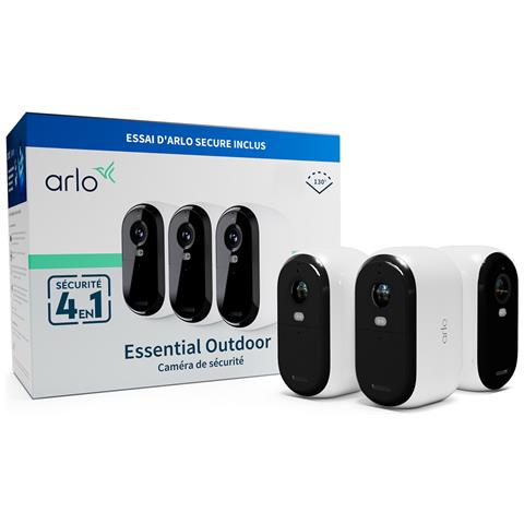 Essential Telecamera di sorveglianza per esterni, set da 3 - Foto 1