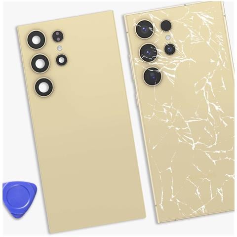 Coperchio Batteria Di Ricambio Per Galaxy S24 Ultra Con Adesivo Integrato - Foto 2