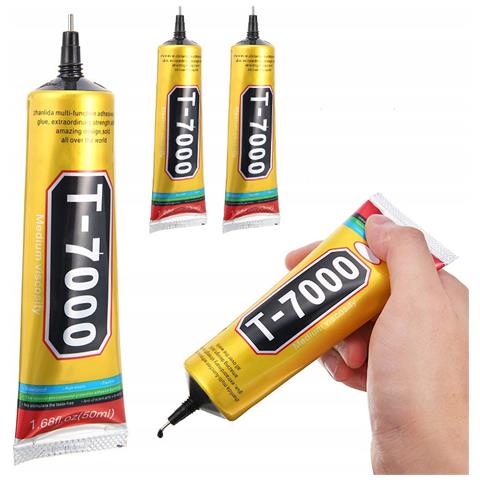Klej Universale T-7000 15ml - Alta Precisione E Flessibilità | 3 Tubetti | Per Elettronica, Ceramica, Plastica, Metallo, Legno, Carta, Vetro - Foto 1