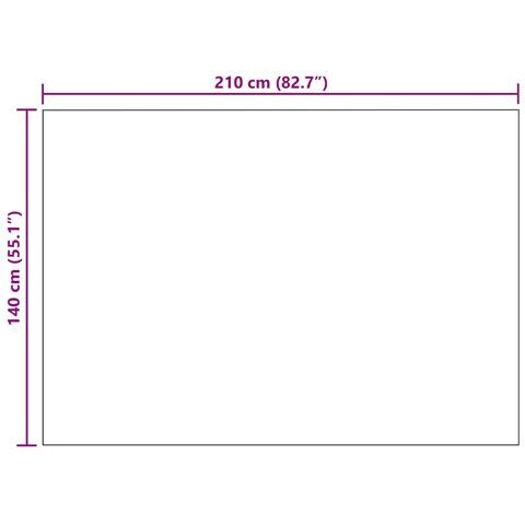 Coperte da Pile 6 pcs Grigio scuro 210 x 140 cm Panno - Foto 9