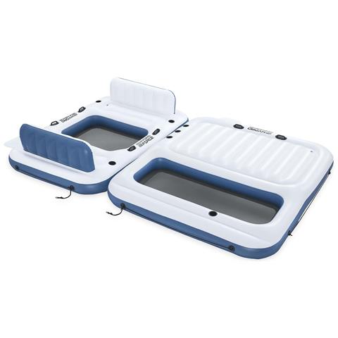 Isola galleggiante Hydro-Force 2 pcs Bianco e Blu PVC - Foto 1