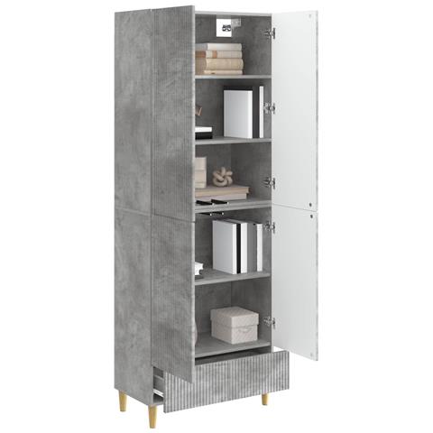 Set di armadi 2 pcs 66 x 34,5 x 95 cm Legno ingegnerizzato - Foto 2