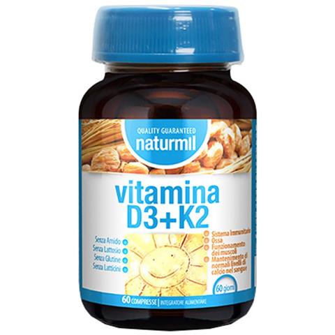 Naturmil Vitamina D3+K2 60 Compresse - Foto 1