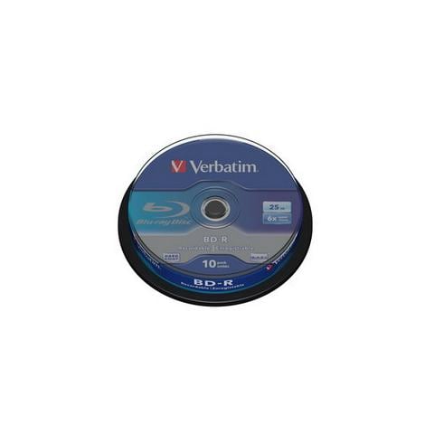 Blu Ray Disc 6x 25gb Spindle 10 Pz. White / Blue - Foto 1