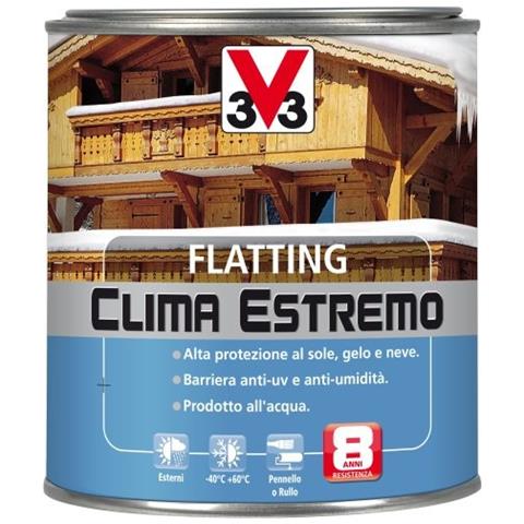 Flatting All'Acqua Per Esterni Ad Alta Protezione Contro Raggi Uv, Umidità, Alte Temperature E Gelo 750 Ml - Foto 2