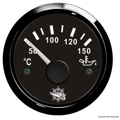 Indicatore temperatura olio 50/150° nero / nera - Foto 1