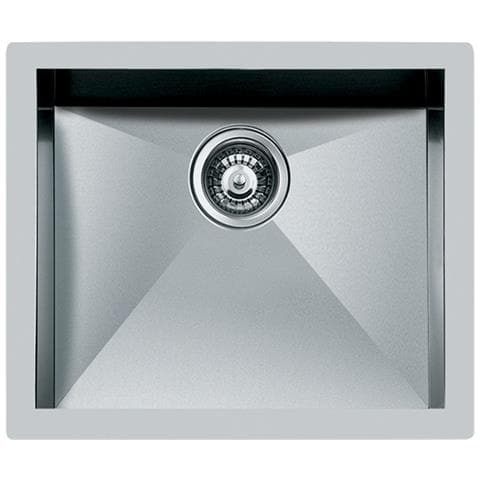 Lavello 1 Vasca 550x505 Mm Quadra Sottotop Inox Spazzolato Cod. 1215 850 - 1215850 - Foto 2