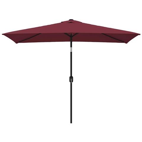 Ombrellone Con Palo In Metallo 300x200 Cm Bordò - Foto 1