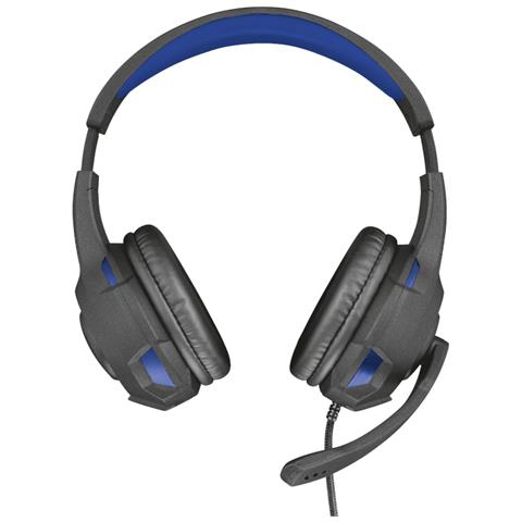 GXT 307B Ravu Gaming Headset for PS4 Auricolare Cablato A Padiglione Giocare Nero, Blu - Foto 1