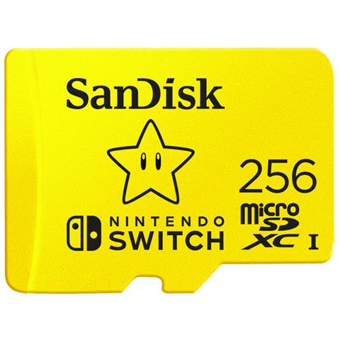 MicroSDXC UHS-I Scheda per Nintendo Switch 256 GB, Modello 2019, Official Nintendo Licensed Product, Giallo - Foto 2