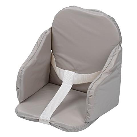 Tineo - Cuscino Per Sedia In Pvc Con Cinghie, Colori: Grigio - Foto 1