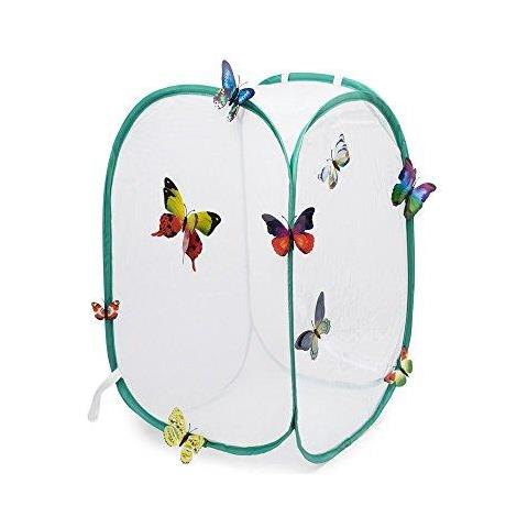 Insetti E Farfalla Habitat Cage Terrario - Pop-up 236 Pollici Di Altezza (bianco)  - Foto 1