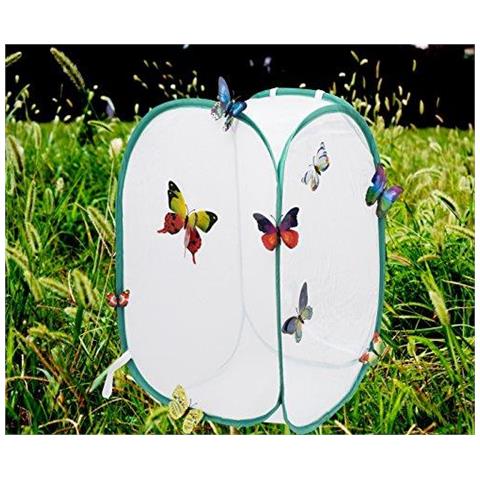 Insetti E Farfalla Habitat Cage Terrario - Pop-up 236 Pollici Di Altezza (bianco)  - Foto 4