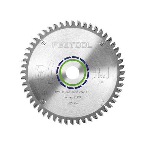 Lama Speciale Per Sega Circolare Hw 160 X 20 X 2,2 Mm Tf52 160 Mm - 52 Denti (496306)  - Foto 2