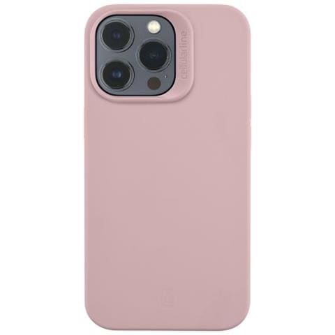 Cellularline Sensation - Iphone 14 Pro Max Custodia In Silicone Soft Touch Con Tecnologia Antibatterica Microban Integrata Rosa - Foto 1