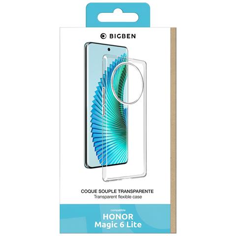 Cover Per Honor Magic 6 Lite 5g Gel Di Silicone Sottile Leggera, Trasparente - Foto 2