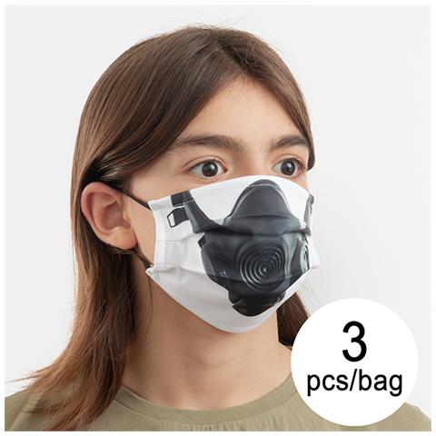 Mascherina Igienica In Stoffa Riutilizzabile Gas Taglia M (pacco Da 3) - Foto 1