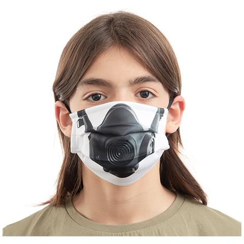 Mascherina Igienica In Stoffa Riutilizzabile Gas Taglia M (pacco Da 3) - Foto 5