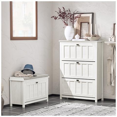 Scarpiera 80x30x111cm Fsr162-w - Foto 14