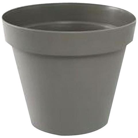 Vaso Di Fiori Rotondi Toscani Ø 30 X Altezza 26 Cm - 10 L - Taupe - Foto 1