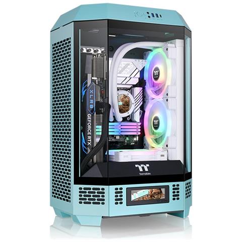 Case Tower 300 Micro Tower ATX / Micro-ATX / Mini-ITX Porte USB 2x USB 3.0 1x USB 3.2 (Gen 2) Type C Colore Nero. - Foto 1