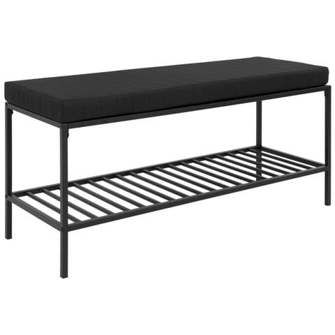 Panca Vita - Nero - Metallo - 36x100x48,5 Cm - Foto 1