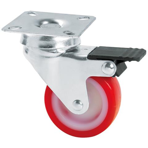 Ruota Per Mobili Art. 235/bis Ø 60 - Piastra Mm 60 X 60 - Foto 1