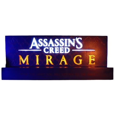 Luce Notturna Neon Wireless Assassin's Creed Mirage Ricaricabile, Multicolore - Foto 1
