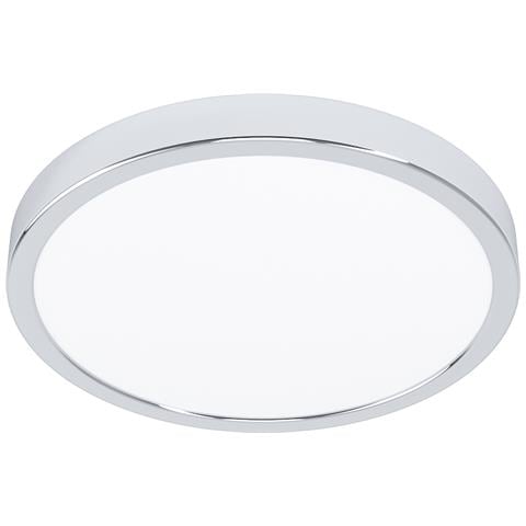 Plafoniera Moderna Fueva 5 In Acciaio Cromo Led Integrato 20,5w 4000k Ip44 - Foto 1