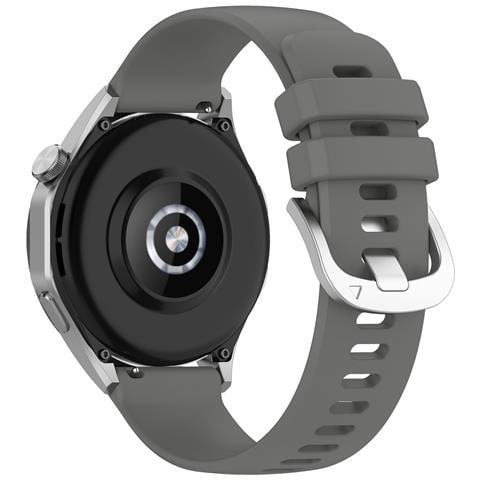 Cinturino In Silicone Da 18 Mm Per Huawei Watch Gt 4 41 Mm, Garmin Venu 3s, Lg Watch Gray - Foto 3