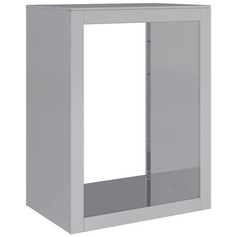 Rastrelliera Per Legna 60x40x80 Cm In Acciaio Zincato - Foto 1