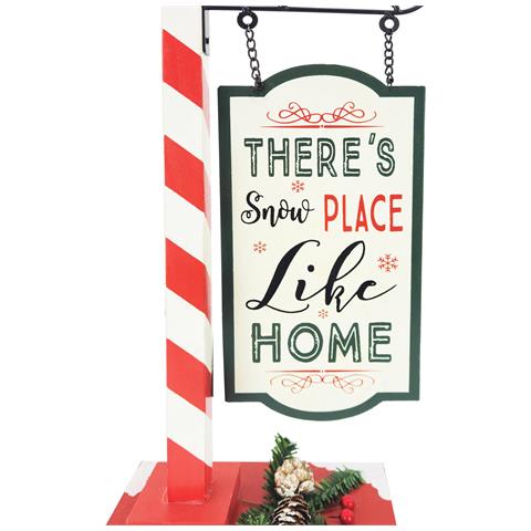 Decorazione Natalizia Cartello In Legno Cm 16x48 - Foto 2