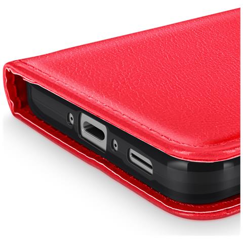 Custodia A Portafoglio Con Laccetto Per Samsung Galaxy A36, Rosso - Foto 5