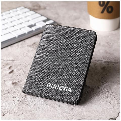 Portafoglio Minimalista Sottile Con Blocco Rfid Grey - Foto 1