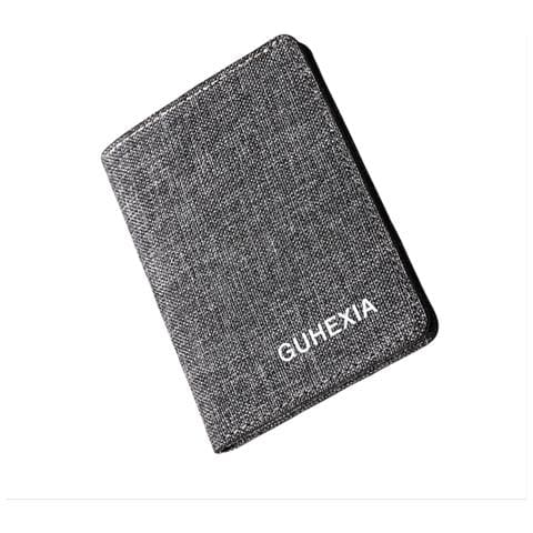 Portafoglio Minimalista Sottile Con Blocco Rfid Grey - Foto 2