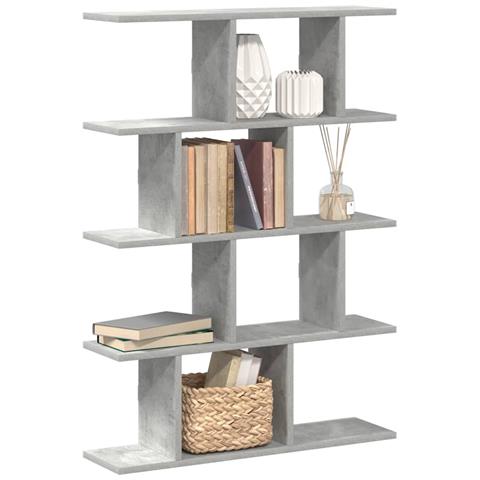 Mensola A Cubo Da Muro 12 Scomparti Truciolato Grigio Cemento - Foto 1