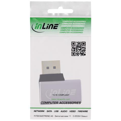 17291D adattatore per inversione del genere dei cavi DisplayPort Grigio, Nero - Foto 3