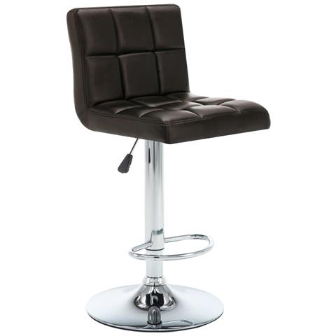 Lusso Casadino - Sgabelli Da Bar 2 Pz Marroni In Similpelle - Foto 2