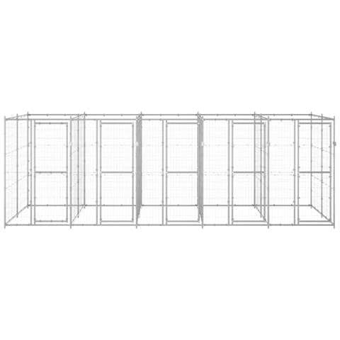 Lusso Casadino -  Gabbia Per Cani Da Esterno In Acciaio Zincato 12,1 M² - Foto 1