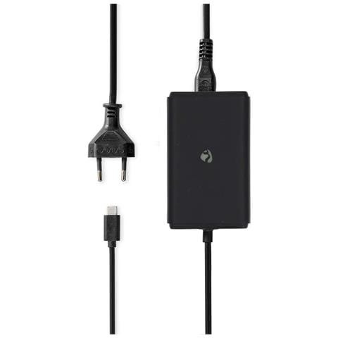 Caricatore Gan Usb-c Da 45w Per Laptop / Tablet / Smartphone Ultra Veloce, Nero - Foto 1